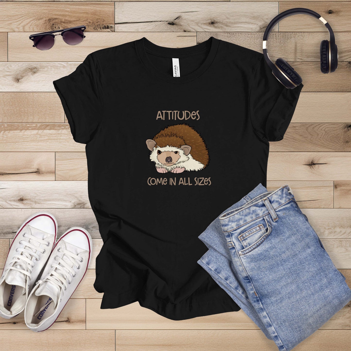 Hedgehog Attitude Unisex t-shirt
