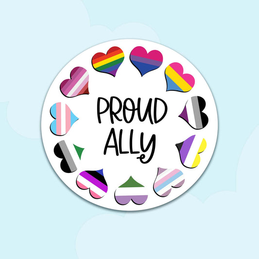 Proud Ally Vinyl Sticker