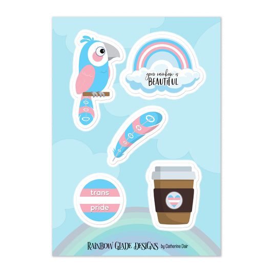 Transgender Pride Sticker Collection