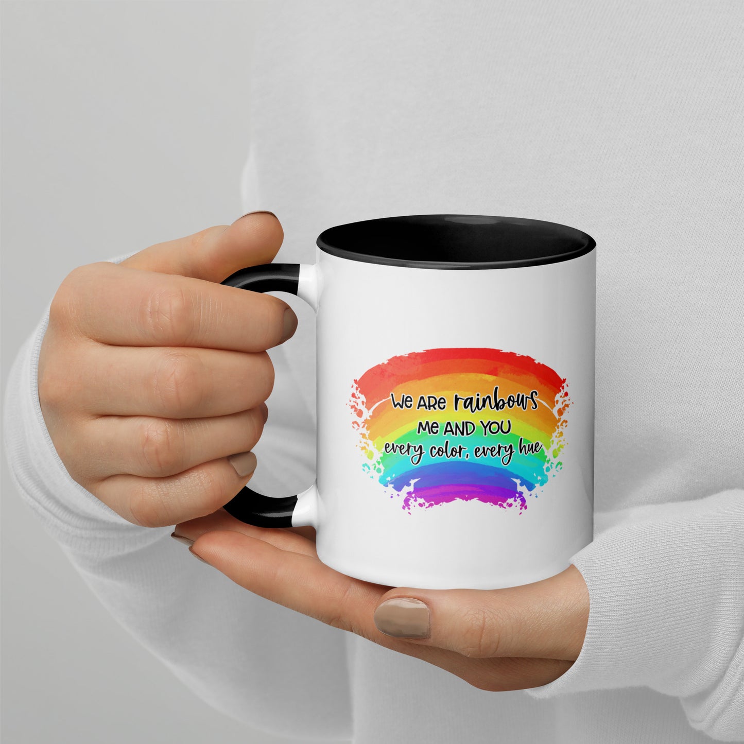 We Are Rainbows Mug in two sizes