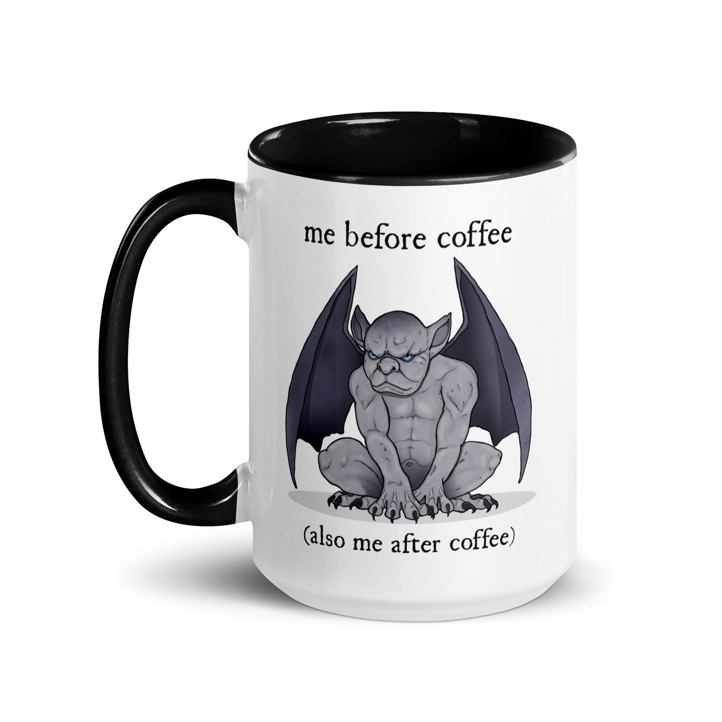 Gargoyle Before Coffee Mug in two sizes