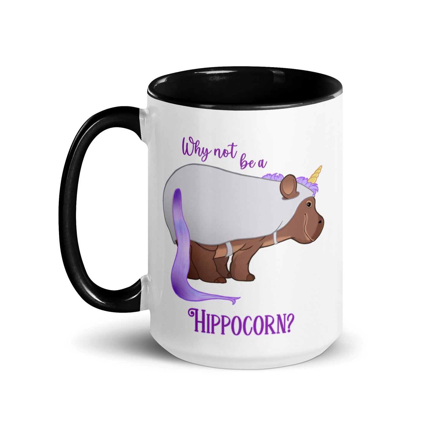 Dash the Hippocorn Mug in two sizes